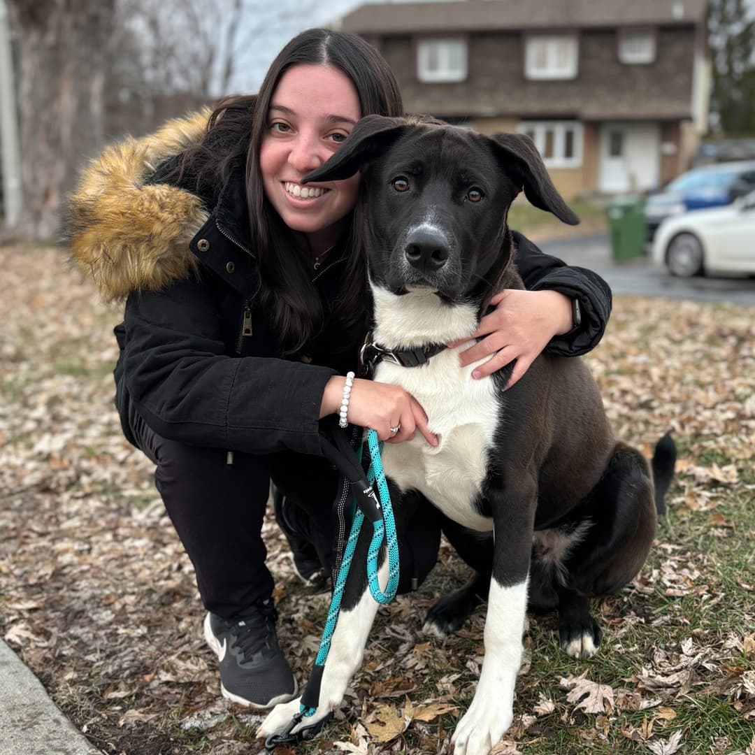 Mel and dog